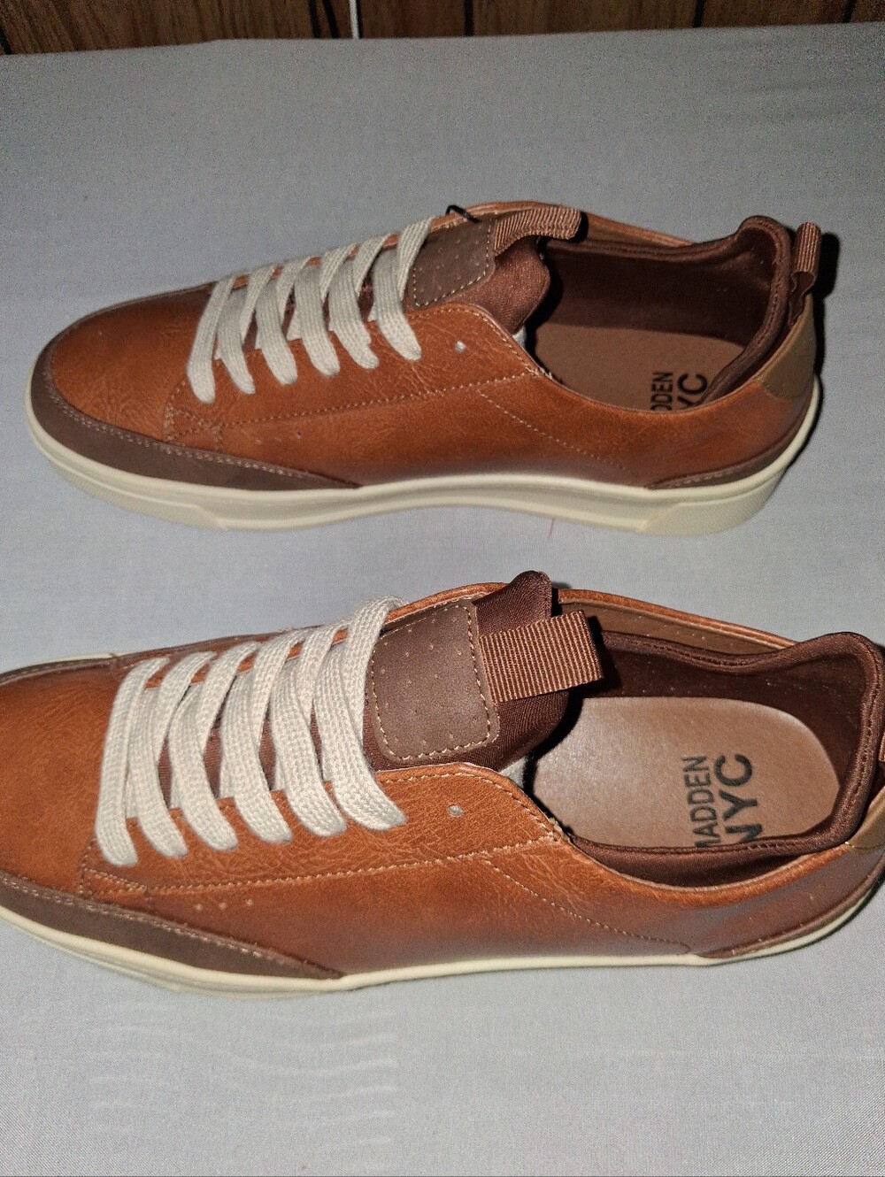 Steve Madden NYC Men's Markk Casual Sneakers - Brown - Size 8 - Picture 2 of 5